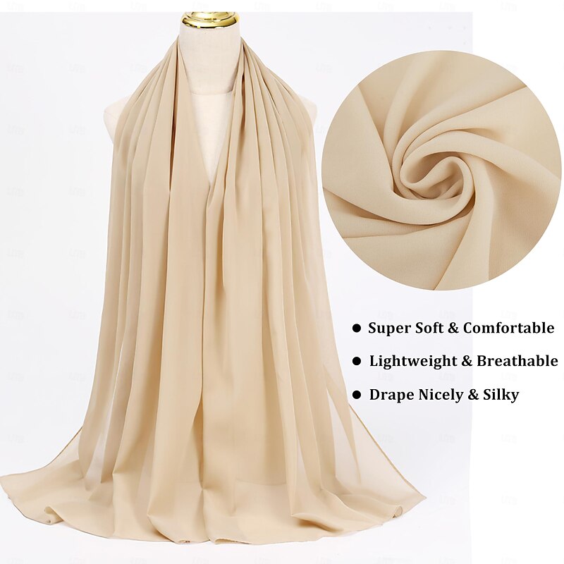 Chiffon Shawl and Scarf -Women's Lightweight Shawls and Wraps for Evening Dresses Wedding2