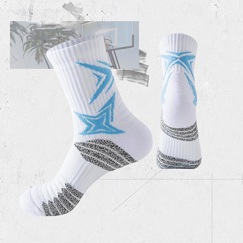 Men's 3 Pairs Multi Packs Socks Running Socks Casual Socks Black White Color Color Block Vacation Sports & Outdoor Daily Basic Medium Spring Fall Fashion Casual3