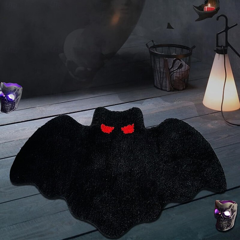 Halloween Decorations Irregular Doormat Kitchen Mat Floor Mat Non-Slip Area Rug Oil Proof Rug Indoor Outdoor Mat Bedroom Decor Bathroom Mat Entrance Rug Ghosts2