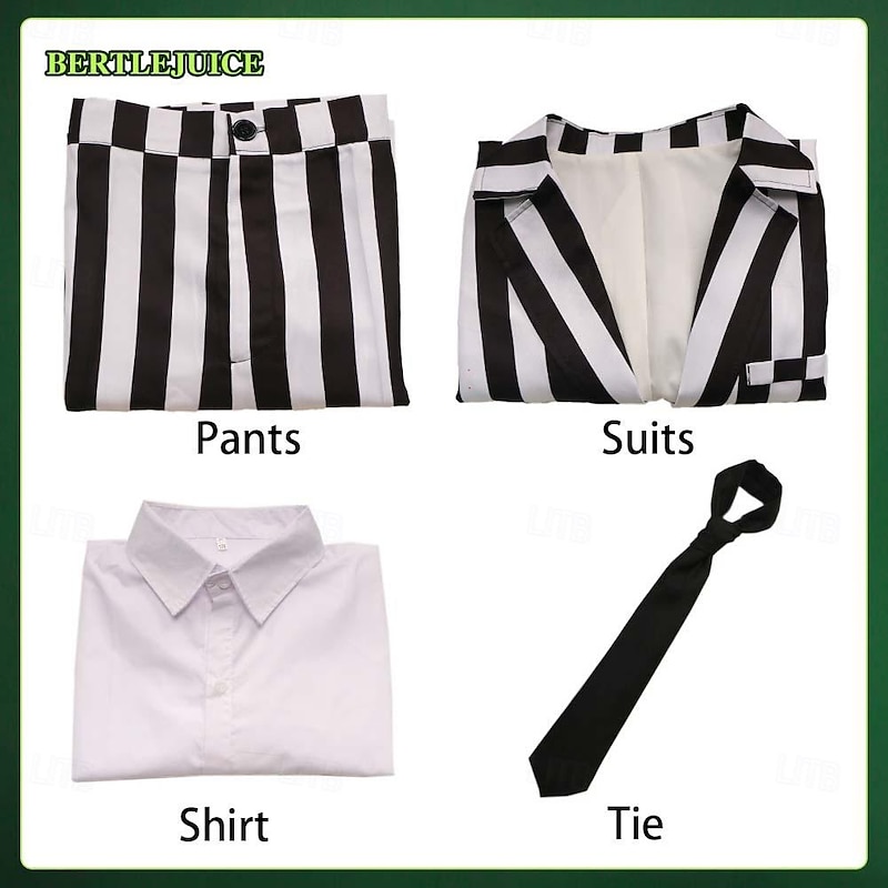 Ghost Bride Lydia Deetz Halloween Cosplay Costume Halloween Group Couples Costumes Beetlejuice Beetlejuice 2 Horror Adults' Men's Women's Halloween Carnival Wedding Party Easy Halloween Costumes3