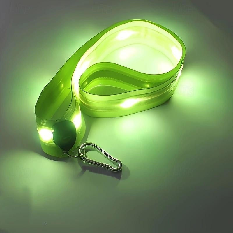 1pc Ultra-Bright Rechargeable LED Safety Vest - Adjustable Reflective Running Gear for Runners with USB Charging, PA Material, and One-Size-Fits-Most Design for Enhanced Visibility and Comfort2