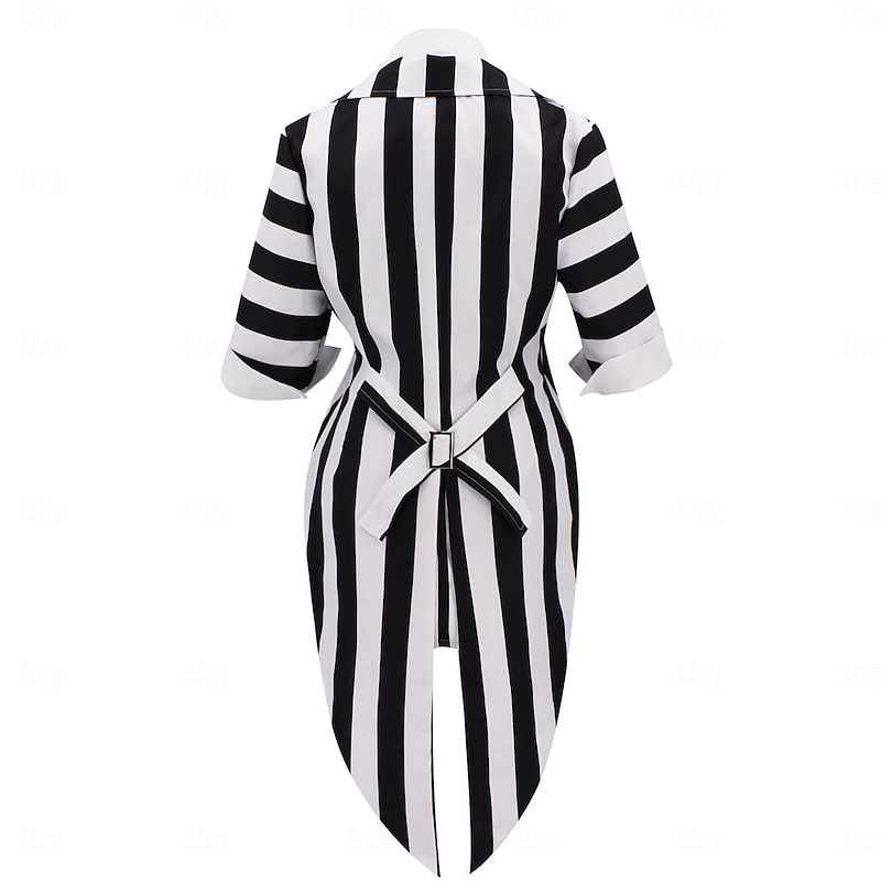 Lydia Deetz Halloween Coat Cosplay Costume Beetlejuice Cosplay Adults' Women's Carnival Masquerade Party / Evening Easy Halloween Costumes Dress Up4