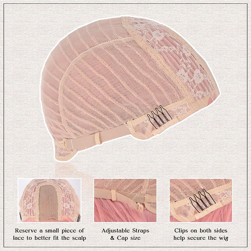 Long Wavy Wig for Women Middle Part Long Curly Wavy Wig Heat Resistant Synthetic Hair Looking Natural Fiber Wig Halloween Cosplay Party Wigs3