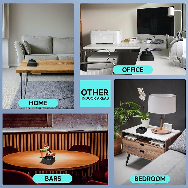 Smokeless Ashtray for Cigarette Smoke Removing Ashtray Indoor USB Rechargeable Air Purifier Ashtray4