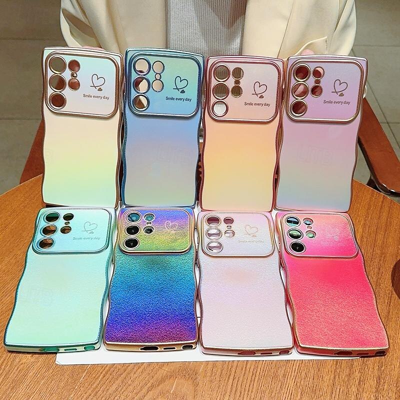 Phone Case For Samsung Galaxy S25 S24 S23 S22 Plus  Ultra S23 FE Back Cover With Magsafe Shockproof TPU Plating
