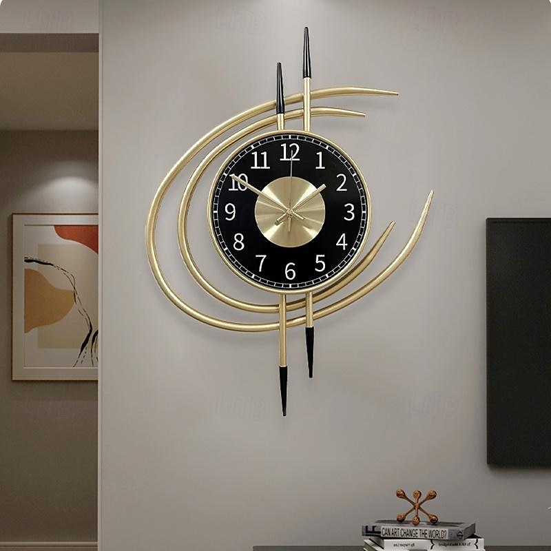 Wall Clock Fashion Modern Wall Decoration Creative Personality Living Room 41*54CM2