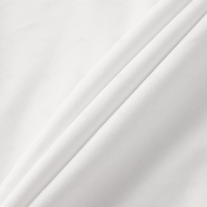 Men's 100% Cotton T shirt Tee Solid Color V Neck non-printing Sports & Outdoor Short Sleeve V Neck Clothing Apparel Daily4