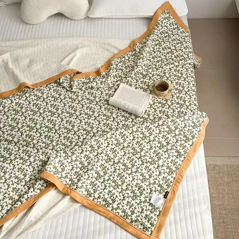 Knitted Summer Quilt 50% Recycled Fiber 50% Cotton Cooling Quilt for Summer2