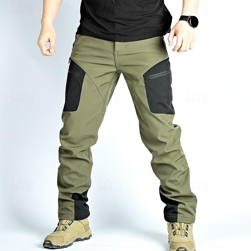 Men's Cargo Pants Hiking Pants Trousers Tactical Pants Military Spring Outdoor Regular Fit Waterproof Quick Dry Pants / Trousers Black Army Green Hunting Climbing Camping / Hiking / Caving S M L XL2