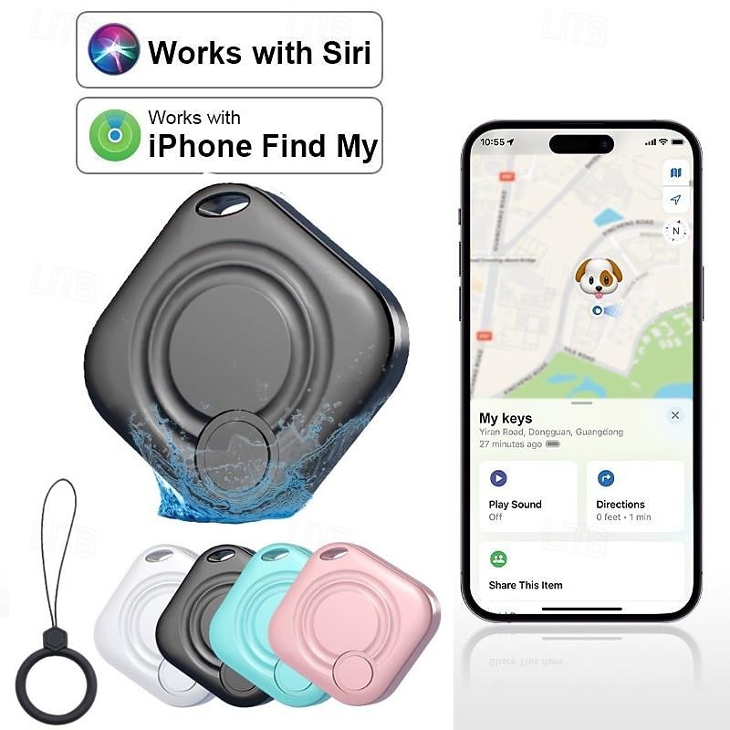 Smart Finder Pet GPS Tracker Anti-lost Device Mini GPS Tracker for Wallet Kids Old Man Dog Key Finder IOS Find My App(Not for Android)