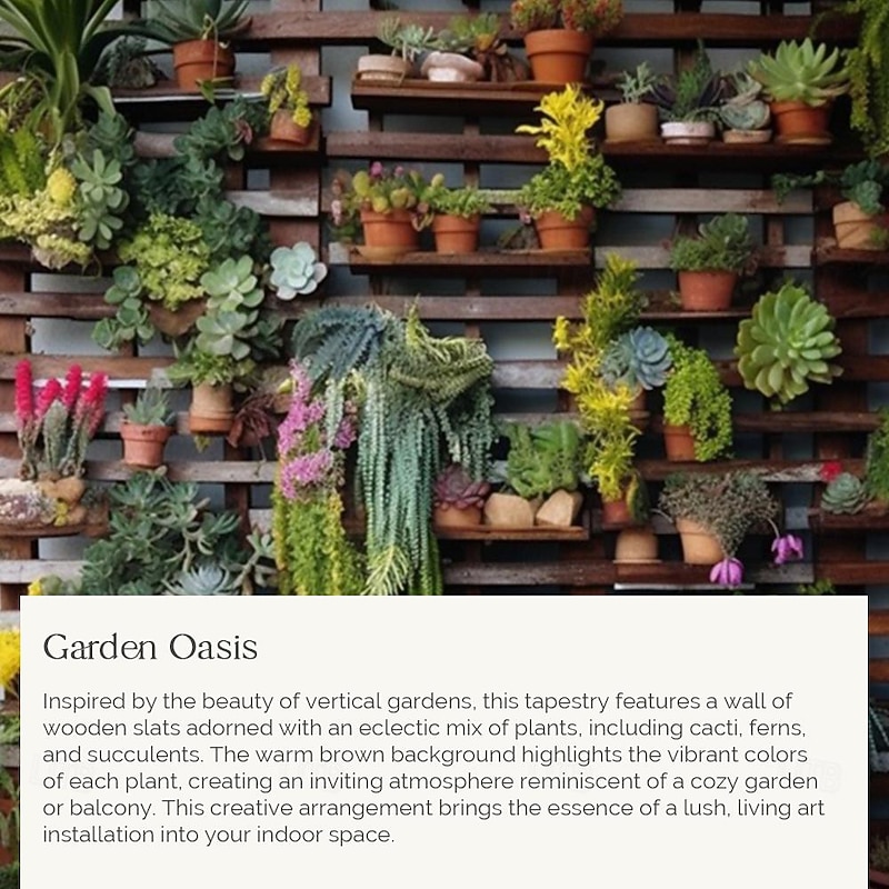 Flower Pot Wall Hanging Tapestry Wall Art Large Tapestry Mural Decor Photograph Backdrop Blanket Curtain Home Bedroom Living Room Decoration Cottagecore3