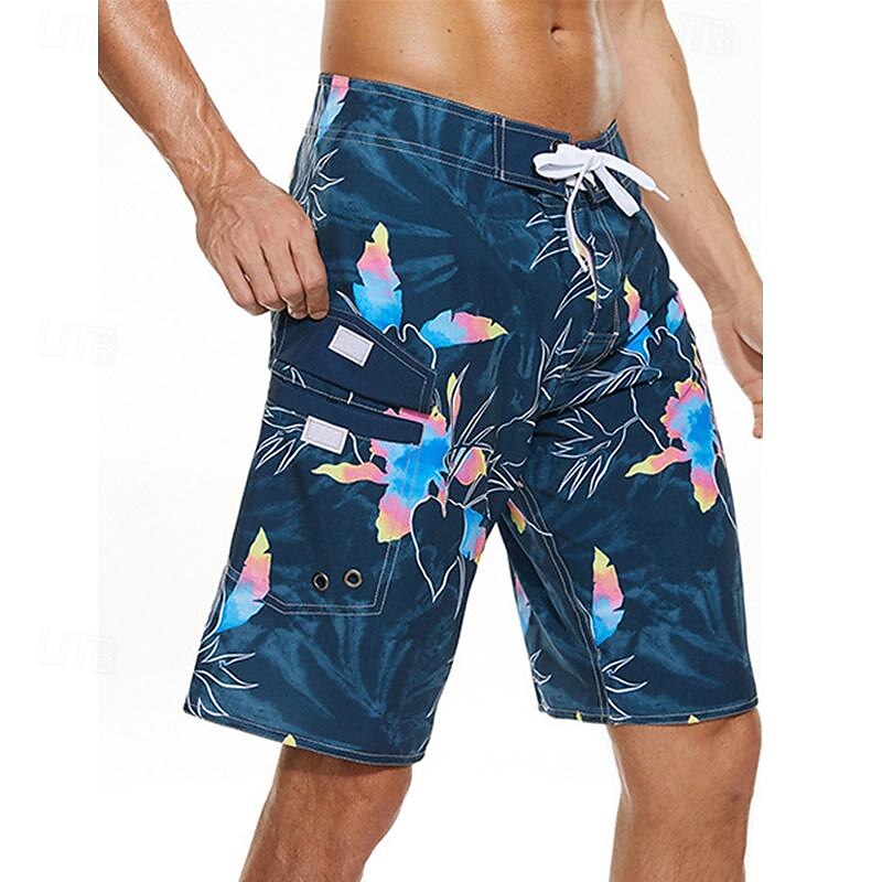 Men's Swim Trunks Swim Shorts Board Shorts Pocket Drawstring Elastic Waistband Shorts Outdoor Sports & Outdoor Beach Fall Quick Dry Lightweight Soft Swimming Surfing Beach Standard Fit Sportswear3