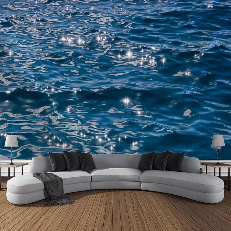 Landscape Sparkling River Hanging Tapestry Wall Art Large Tapestry Mural Decor Photograph Backdrop Blanket Curtain Home Bedroom Living Room Decoration3