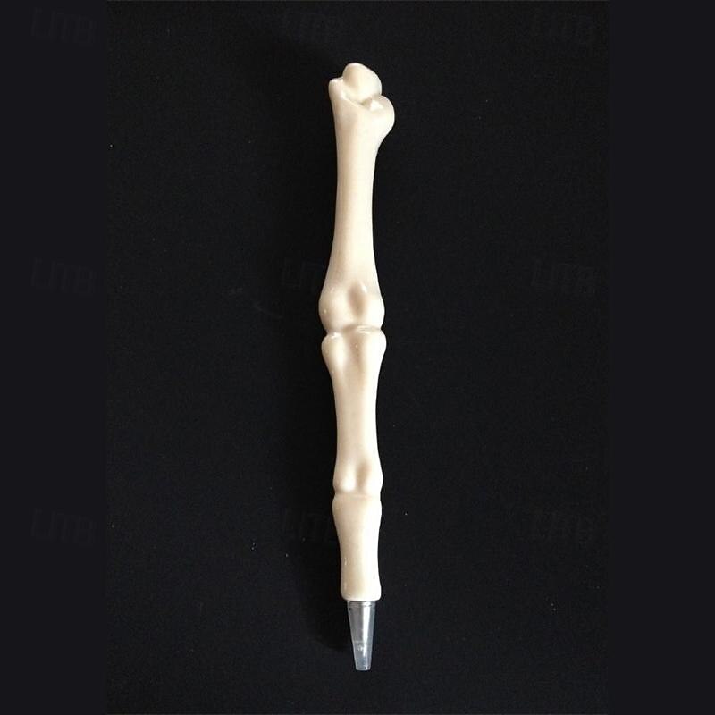 6 Random Creative Novel Stationery Supplies Realistic Bone Shaped Ballpoint Pens Halloween Party Supplies4