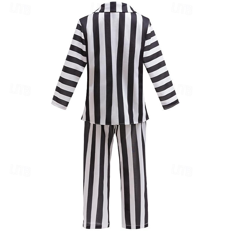 Beetlejuice Cosplay Costume Suits & Blazers Cosplay Movie Cosplay for Boys Carnival4