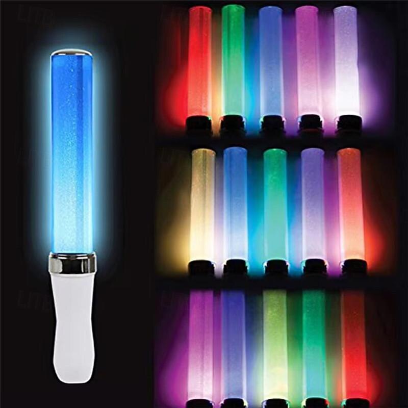 Light Stick 3W 15 Colors Change LED Glow Stick For Vocal Concerts Parties Wedding Fluorescent Camping Decor3