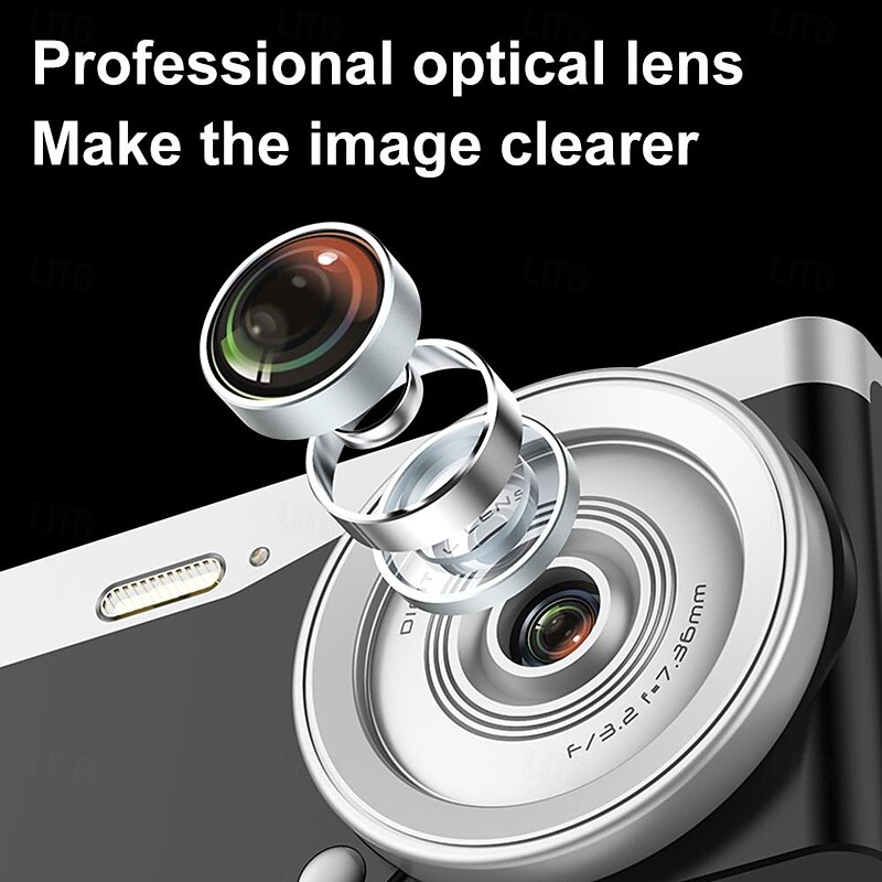 High definition anti shake 6800W true 4K high-definition digital student camera 16x zoom camera and video recorder4