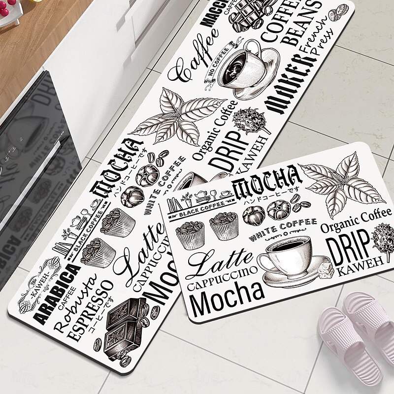 Area Rug Kitchen Rug Mat Non-Slip Oil Proof Floor Mat Livingroom Rug Indoor Outdoor Mat Bedroom Decor Bathroom Mat Entrance Rug Door Mat