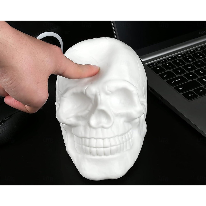 Halloween Skull Lamp Skeleton LED Night Light with 7 Changing Color Light and Remote Control for Home Decoration Halloween4