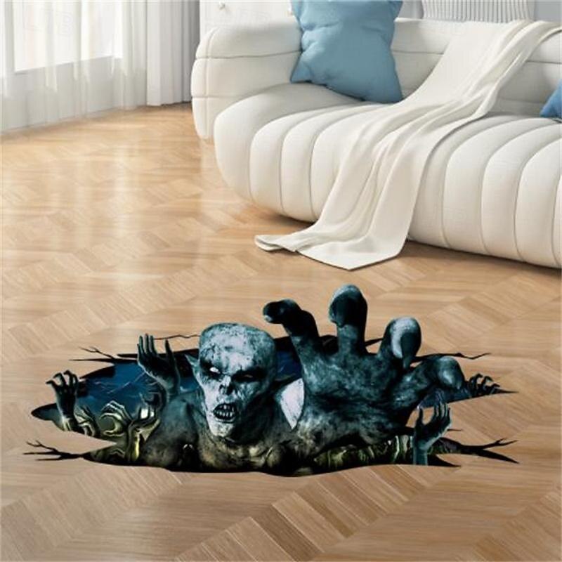 Halloween 3D Horror Stickers, Spooky Halloween Decorations for Parties, Festivals, and Haunted Houses, Creepy Atmosphere Enhancers, Ideal for Trick-or-Treat Events4