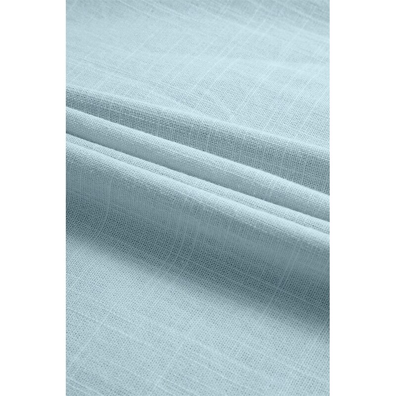 Men's Shirt Linen Shirt Summer Shirt Beach Shirt Solid Color Vacation Curise Black White Gray Light Blue Short Sleeve Fold-over Collar Spring & Summer Clothing Apparel Pocket3