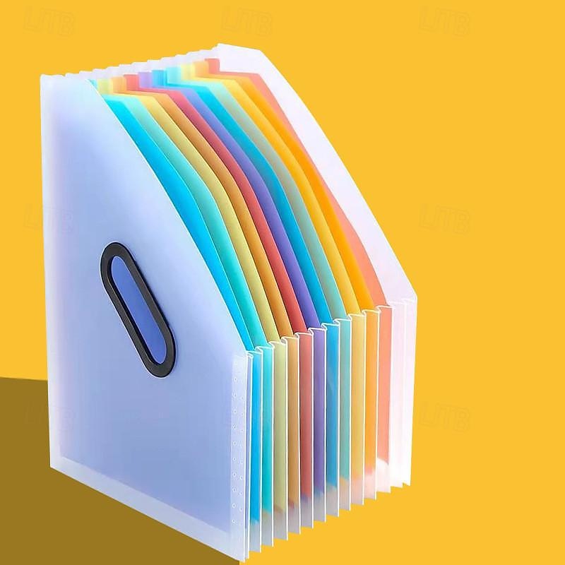 A4 Multi-layer Vertical Organ Package Large Capacity Bll folder File Box Office Storage Papers Folder2