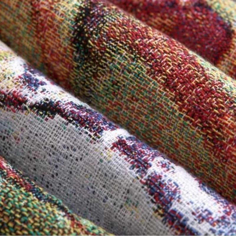 Jacquard Woven Tapestry Gobelin Aubusson Wall Art Hanging Aubusson Large Tapestry Reproduction Loom Cotton Weave Modern Poppies Belgian Tapestry (without tassels and rod)2