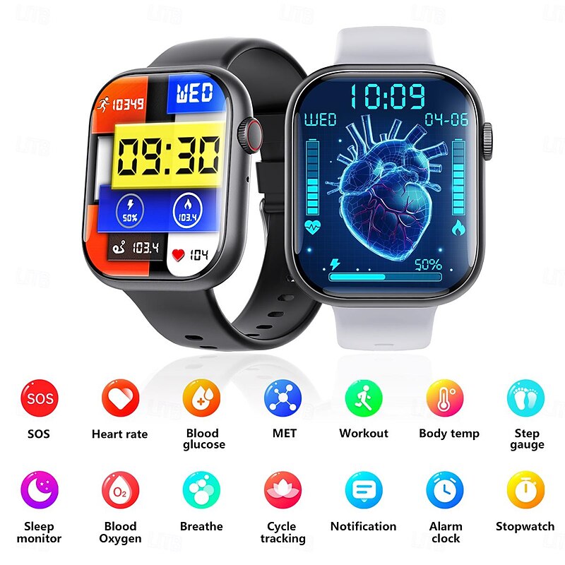 F70 Smartwatch Bluetooth Call Heart Rate and Temperature Monitoring Step Sports Watch Smart Bracelet2