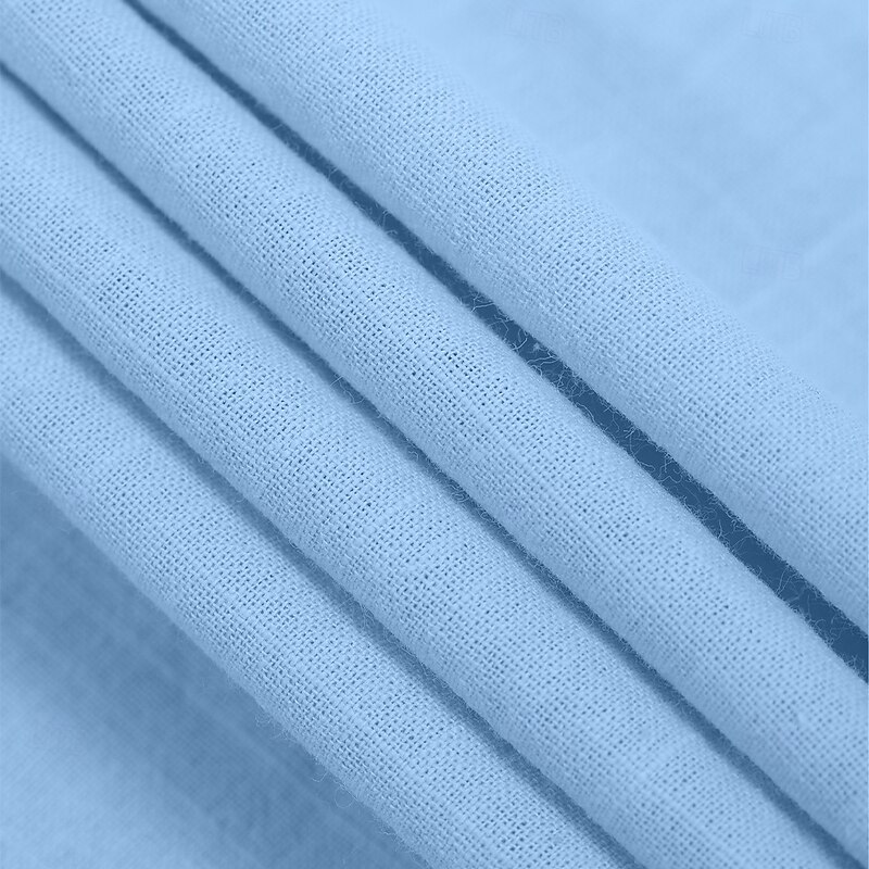 Men's Shirt Linen Shirt Summer Shirt Button Down Shirt Casual Shirt Beach Shirt Plain Vacation Curise Black White Light Green Pink Short Sleeve Lapel Summer Clothing Apparel4