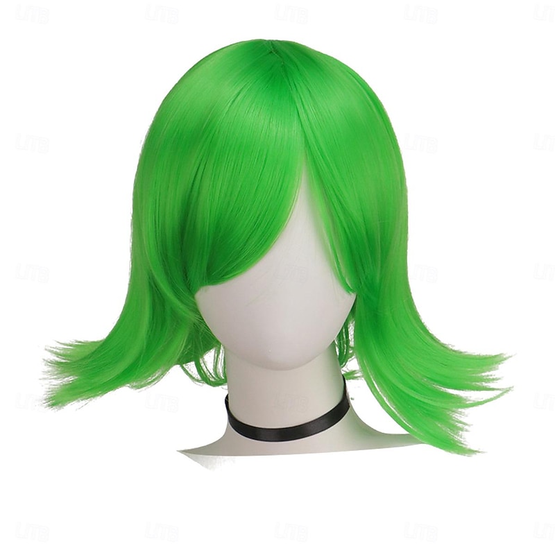 Inside Out 2 Disgust Joy Cosplay Costume Cosplay Wigs Cute Movie Cosplay for Women's Girls' Carnival Performance Party2