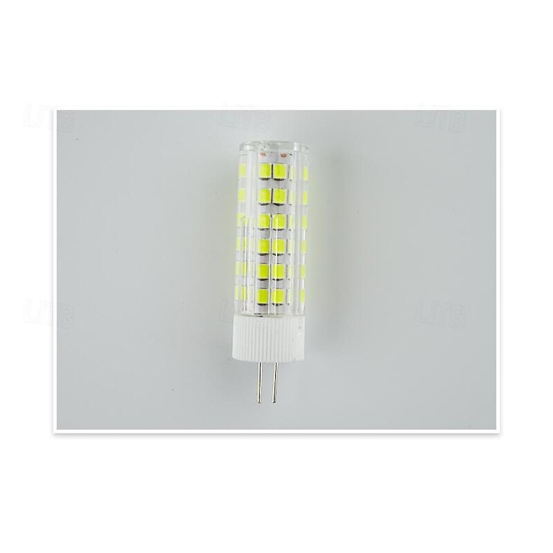 6pcs G4 LED Bi-pin Lights 400Lumens 7W 75LED Beads SMD 2835 Warm White White 220 V3