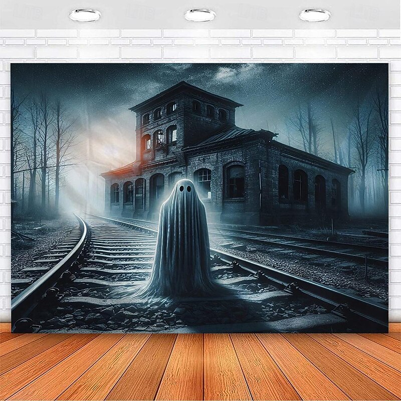 Halloween Decorations Zombie Bride Hanging Tapestry Wall Art Large Tapestry Mural Decor Photograph Backdrop Blanket Curtain Home Bedroom Living Room Decoration Ghost Pumpkin Witch2