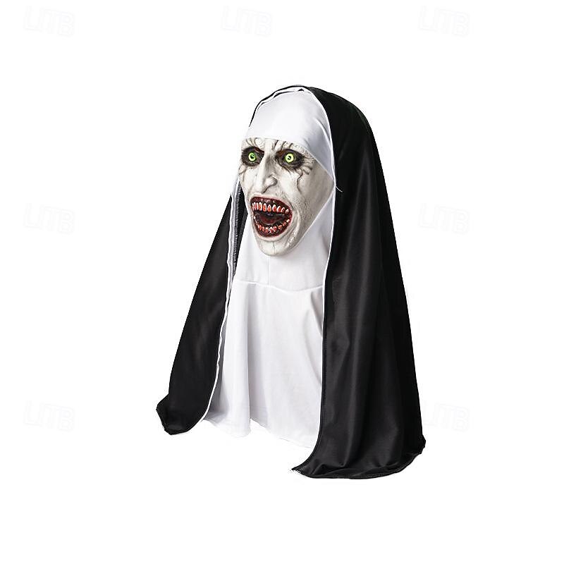 Valak Halloween Mask Halloween Props The Nun Scary Costume Adults' Men's Women's Carnival Mardi Gras Party / Evening Festival Easy Halloween Costumes Dress Up3