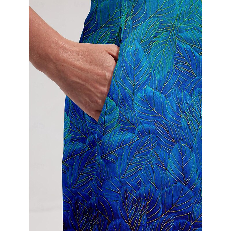 Women's Golf Dress Blue Sleeveless Ladies Golf Attire Clothes Outfits Wear Apparel4