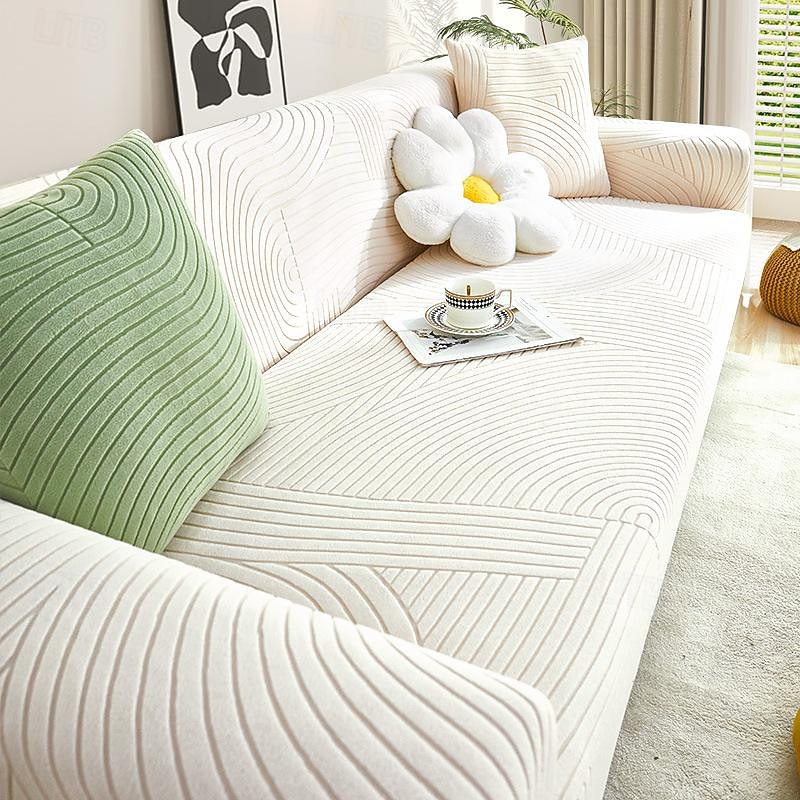 Elastic Sofa Cover All-Inclusive Universal Cover Four Seasons Anti-Cat Scratch Sofa Cover Lazy Non-Slip Full Cover Towel Stretchable Durable Easy to Install and Clean Perfect for Year-Round Use
