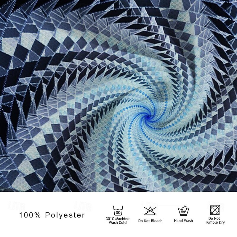 Men's Polo Shirts Golf Shirt Long Sleeve Polo Shirts Collared Shirts Vacation Wear Rave Wear Party Outfits 3D Print Buttons Fall & Winter Yellow Blue Purple3