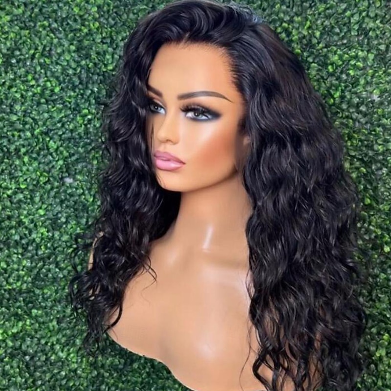 Water Wave Remy Hair Lace Front Wigs for Women 100% Brazilian Virgin Hair Lace Front Human Hair Wigs4