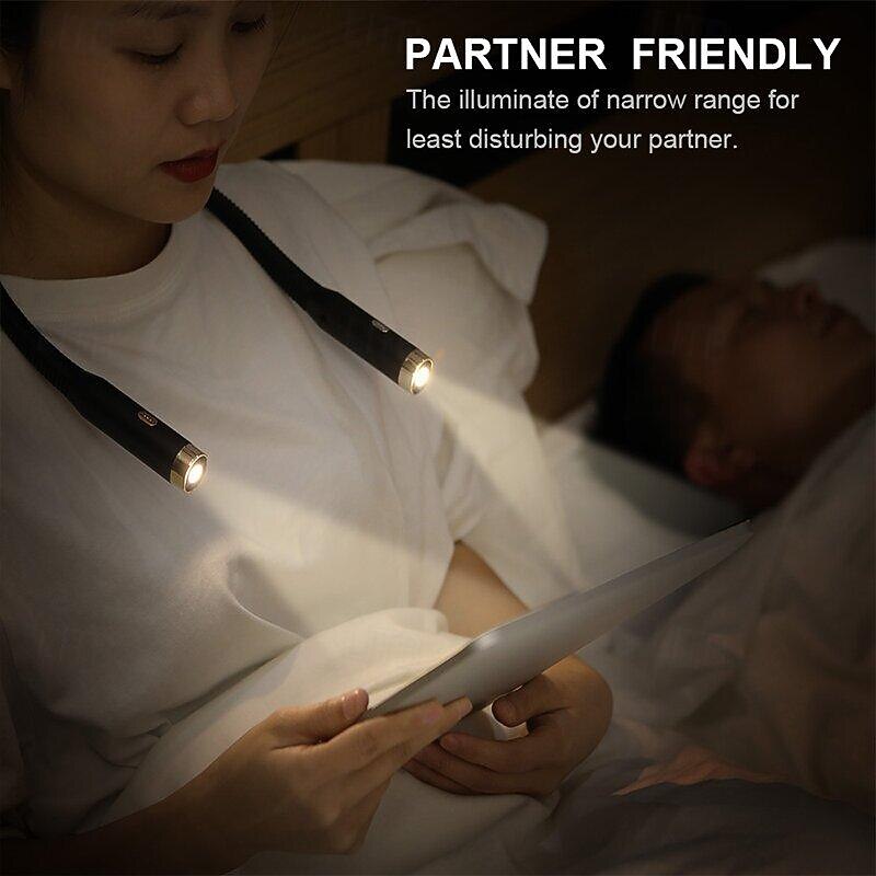 Hanging LED Neck Reading Light 3 Modes 6 Brightness Levels Adjustment Suitable for Multi-scene Flexible Night Light3