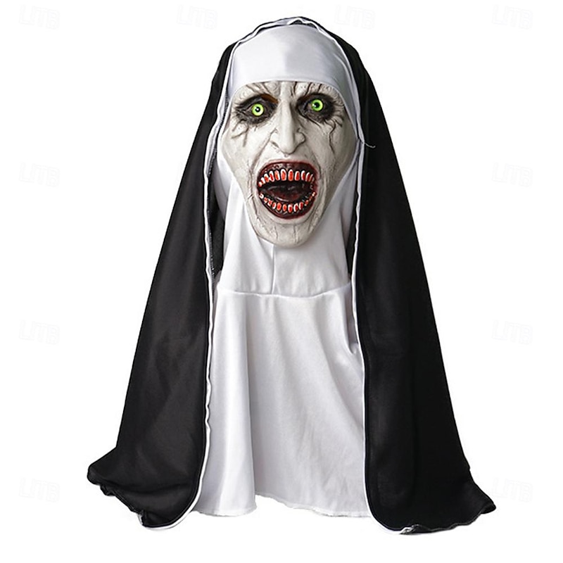 Valak Halloween Mask Halloween Props The Nun Scary Costume Adults' Men's Women's Carnival Mardi Gras Party / Evening Festival Easy Halloween Costumes Dress Up2