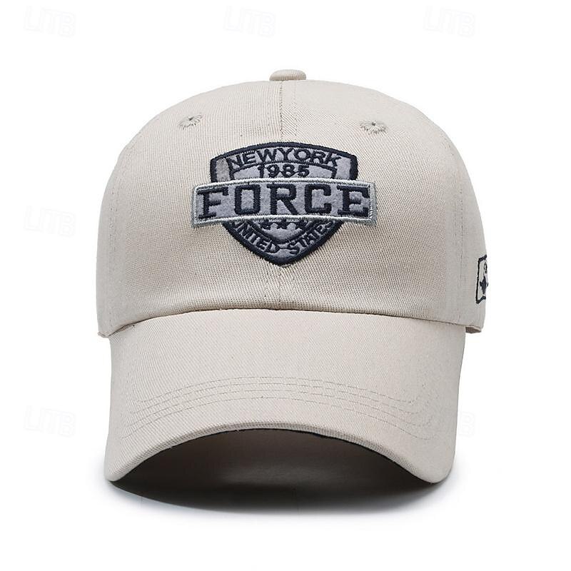 Men's Baseball Cap Sun Hat Trucker Hat Black White Polyester Embroidered Fashion Casual Street Daily Letter Adjustable Sunscreen Breathable2