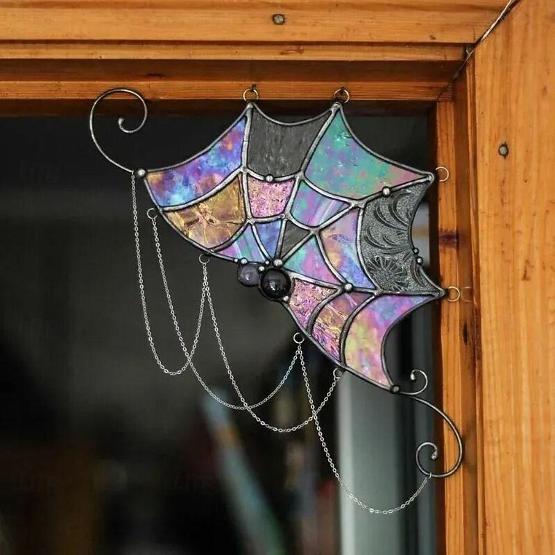 Spiderweb Door Topper - Halloween Decoration, Perfect for Spooky Decor, Easy to Install, Durable Material2