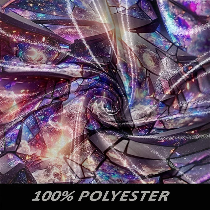 Men's Shirt Dress Shirt Button Up Shirt Long Sleeve Fashion Casual Party Evening Wear Causal Casual Summer Spring Fall Turndown Button Up 3D Print Purple3