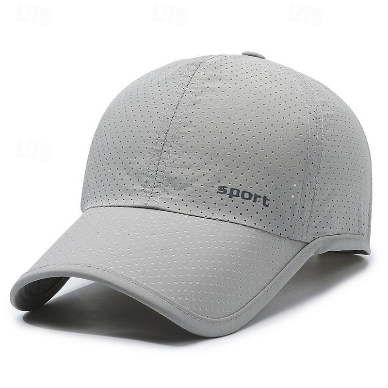 Men's Baseball Cap Sun Hat Trucker Hat Black White Polyester Fashion Casual Street Daily Letter Adjustable Sunscreen Breathable3