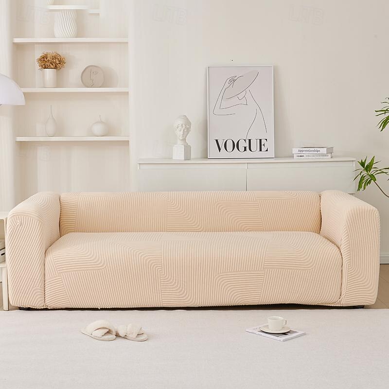 Stretchable Full Sofa Cover Slipcover Elastic All-Inclusive Couch Cover Anti-Slip and Durable Easy to Install and Machine Washable Perfect for Home Decor and Protection4