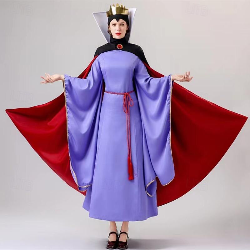 Maleficent Halloween Cosplay Costume Snow White and the Seven Dwarfs Adults' Women's Masquerade Halloween Easy Halloween Costumes Dress Up