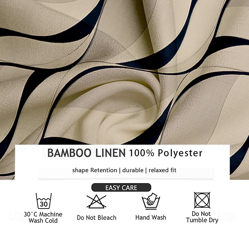 Men's Geometric Geometric Pattern Beach Shirt Button Up Shirt Long Sleeve Hawaiian Casual Vacation Daily Fall Winter Spring & Summer Turndown Collared Shirts Button Up 3D Print White Yellow Blue Beige 6