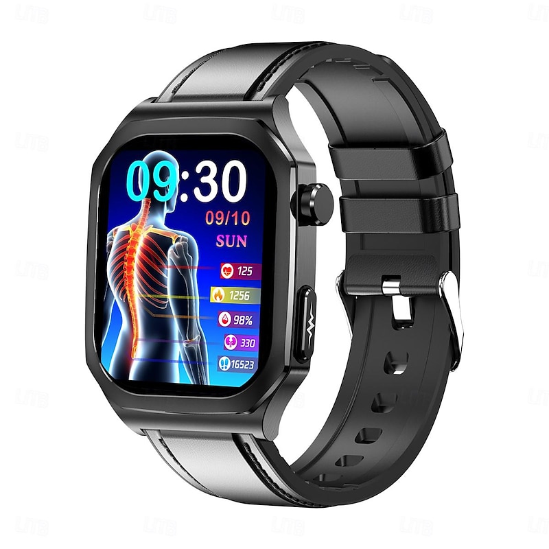 ET280 Smart Watch 2.04 Amoled Large Screen Bluetooth Call ECG Detection Heart Rate Health Monitoring SOS Sports Smartwatch2