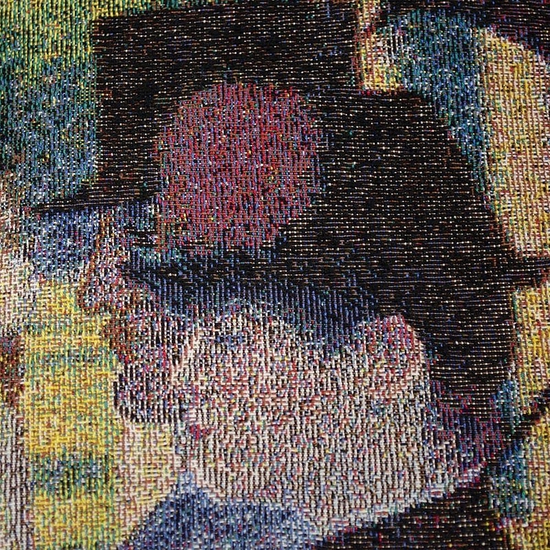 Jacquard Woven Tapestry Gobelin Aubusson Wall Art Hanging Aubusson Large Tapestry Reproduction Loom Weaving Cotton Un dimanche après-midi à l'Île de la Grande Jatte (without tassels and rod)3