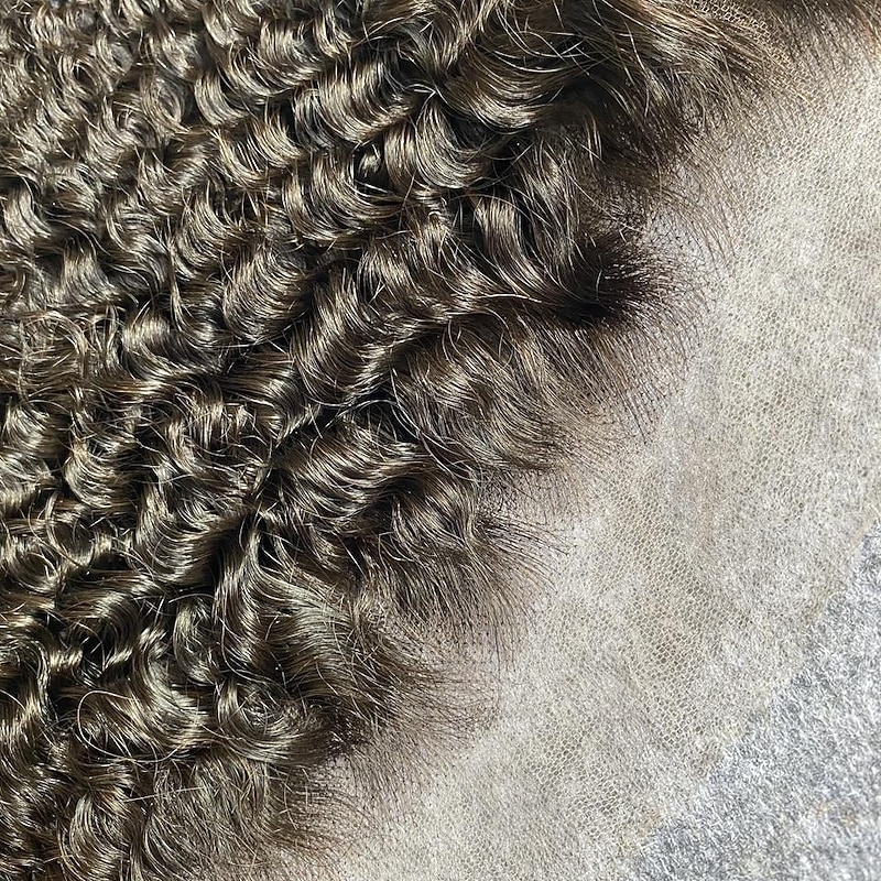 Vietnamese Hair 13*6 Closure Curly / Loose Wave Free Part Swiss Lace Remy Human Hair Women's with Baby Hair / Classic / Natural Hairline Daily Wear3