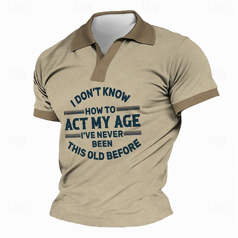 Men's Funny Polo Shirt: 